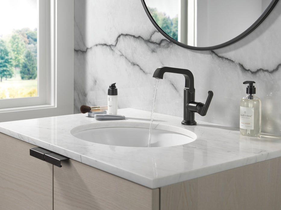 Delta Tetra 689 Single Handle Mid-Height Vessel Bathroom