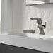 Delta Pivotal 699 Single Handle Mid-Height Vessel Bathroom Faucet, lumicoat black stainless - view 2