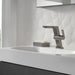 Delta Pivotal 699 Single Handle Mid-Height Vessel Bathroom Faucet, lumicoat black stainless - view 3