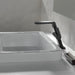 Delta Pivotal 699 Single Handle Mid-Height Vessel Bathroom Faucet, matte black - view 3