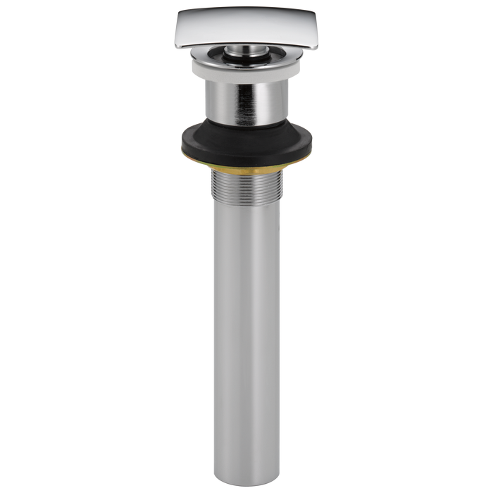 Delta 72174 Square Push Pop-Up Less Overflow, stainless