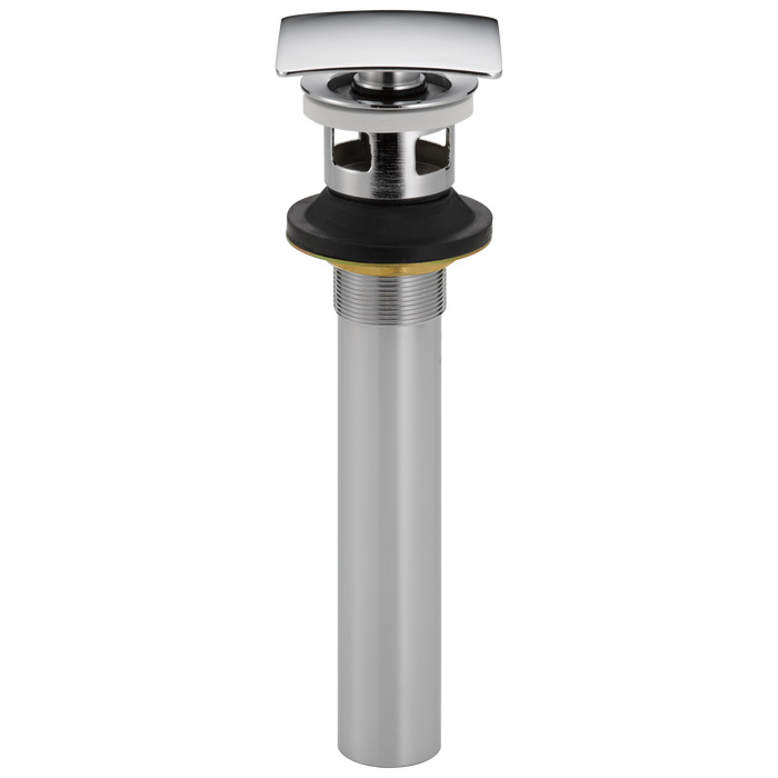 Delta 72175 Square Push Pop-Up with Overflow, chrome