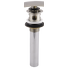 Delta 72175 Square Push Pop-Up with Overflow, polished nickel