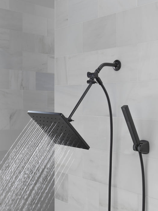 Delta Universal Showering Components 75527 10 inch Raincan Shower Head & Hand Held Combo with Adjustable Extension Arm