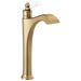 Delta Dorval 756 Single Handle Vessel Bathroom Faucet, champagne bronze porcelain