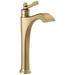 Delta Dorval™: Single Handle Vessel Bathroom Faucet - Less Handle, champagne bronze