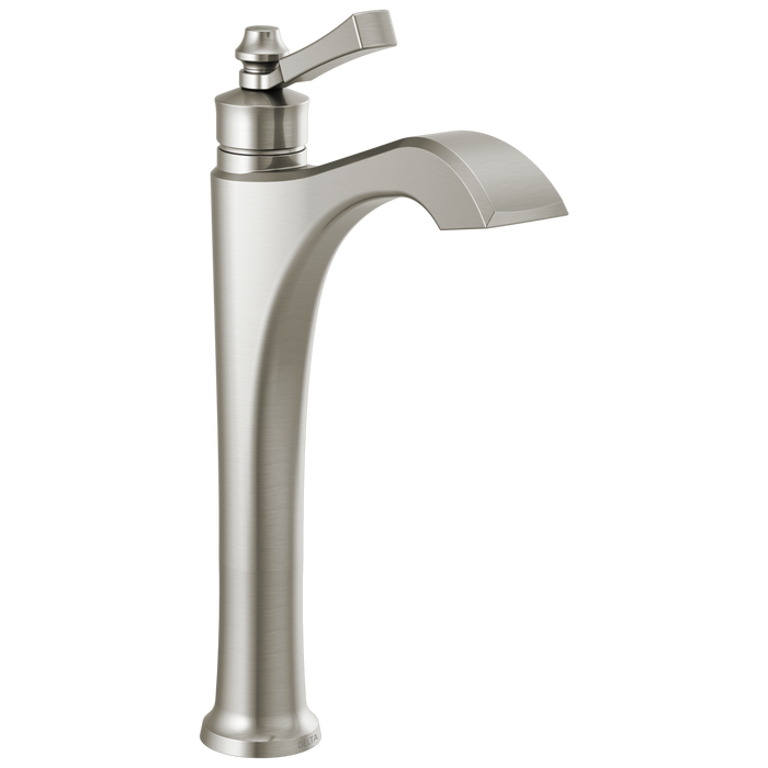 Delta Dorval 756 Single Handle Vessel Bathroom Faucet, stainless