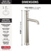 Delta Trinsic 758 Single Handle Vessel Bathroom Faucet, stainless - view 2