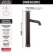 Delta Trinsic 758 Single Handle Vessel Bathroom Faucet, venetian bronze - view 2