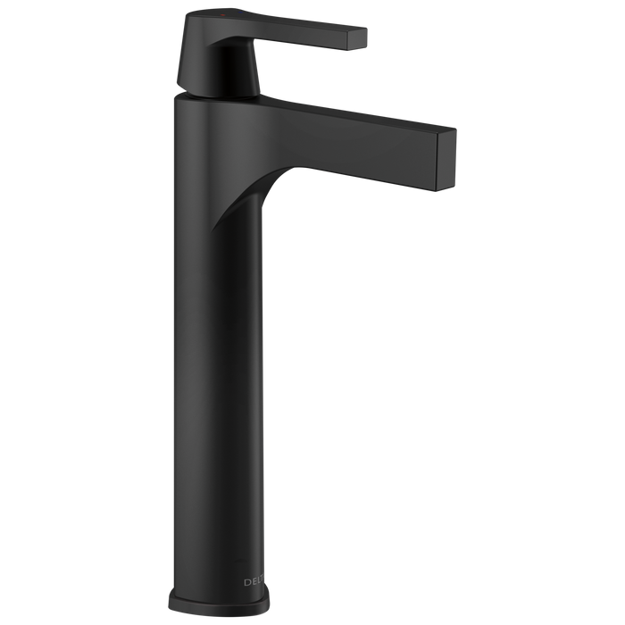 Delta Zura 774 Single Handle Vessel Bathroom Faucet, matte black