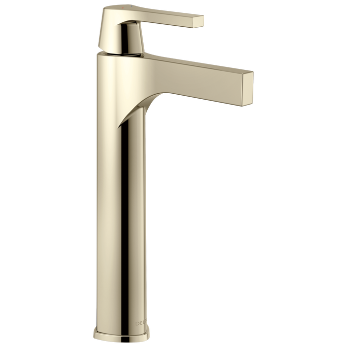 Delta Zura 774 Single Handle Vessel Bathroom Faucet, polished nickel