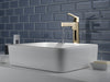 Delta Zura 774 Single Handle Vessel Bathroom Faucet, polished nickel - view 3