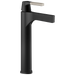 Delta Zura 774 Single Handle Vessel Bathroom Faucet, stainless matte black