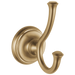 Delta Cassidy 79735 Double Robe Hook, champagne bronze
