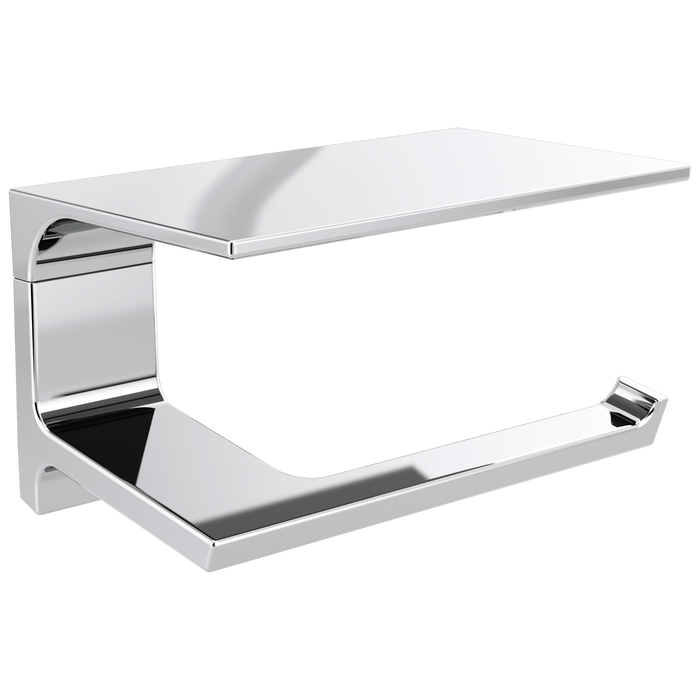 Delta Pivotal 79956 Tissue Holder with Shelf, chrome