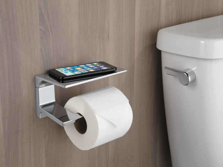 Delta Pivotal 79956 Tissue Holder with Shelf, chrome - view 2