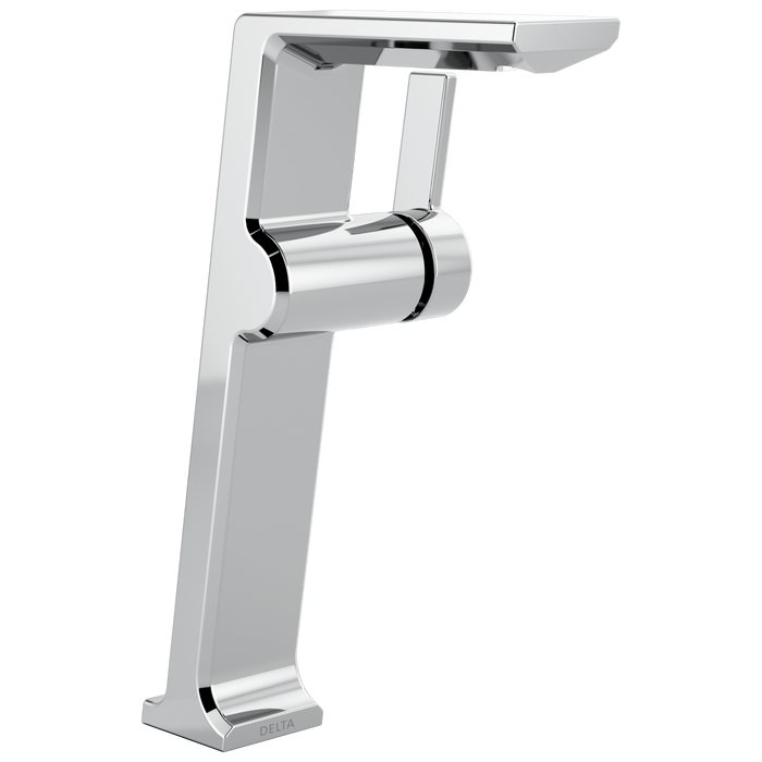 Delta Pivotal 799 Single Handle Vessel Bathroom Faucet, lumicoat chrome