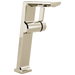 Delta Pivotal 799 Single Handle Vessel Bathroom Faucet, lumicoat polished nickel