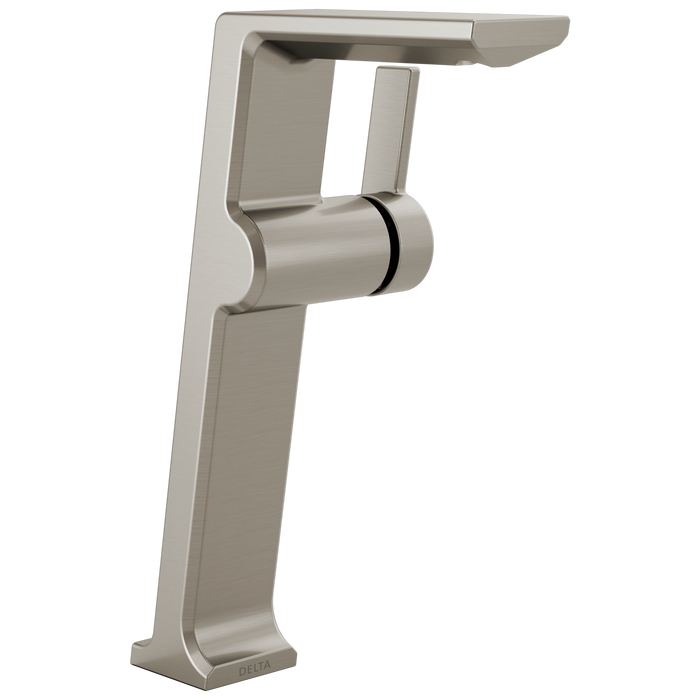 Delta Pivotal 799 Single Handle Vessel Bathroom Faucet, lumicoat stainless