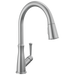 Delta Westville: Single Handle Pull-Down Kitchen Faucet, arctic stainless
