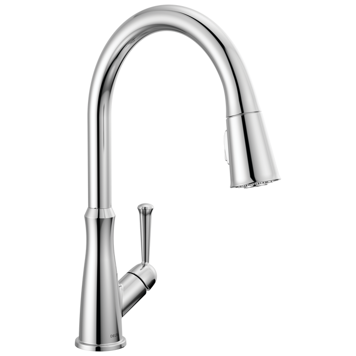 Delta Westville: Single Handle Pull-Down Kitchen Faucet, chrome
