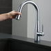 Delta Essa 9113TV VoiceIQ Single Handle Pull-Down Faucet with TouchTouch 2O Technology, arctic stainless - view 4