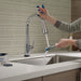 Delta Essa 9113TV VoiceIQ Single Handle Pull-Down Faucet with TouchTouch 2O Technology, chrome - view 4