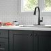 Delta Essa 9113TV VoiceIQ Single Handle Pull-Down Faucet with TouchTouch 2O Technology, matte black - view 2