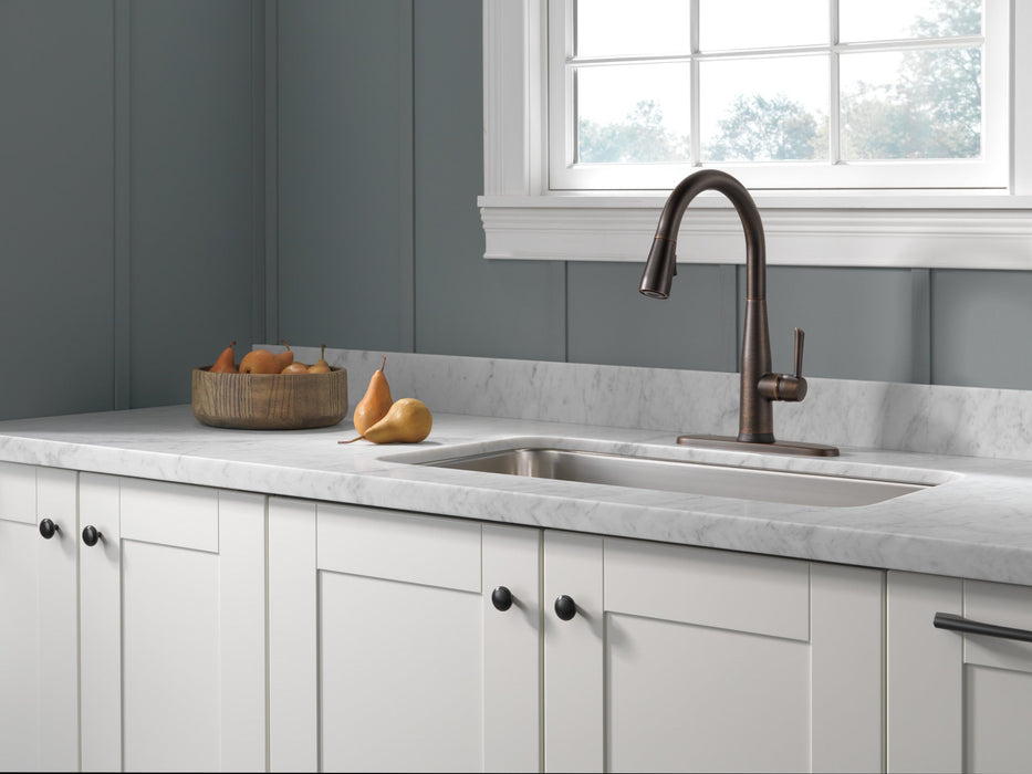 Delta Essa 9113TV VoiceIQ Single Handle Pull-Down Faucet with TouchTouch 2O Technology, venetian bronze - view 2