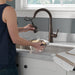 Delta Essa 9113TV VoiceIQ Single Handle Pull-Down Faucet with TouchTouch 2O Technology, venetian bronze - view 4