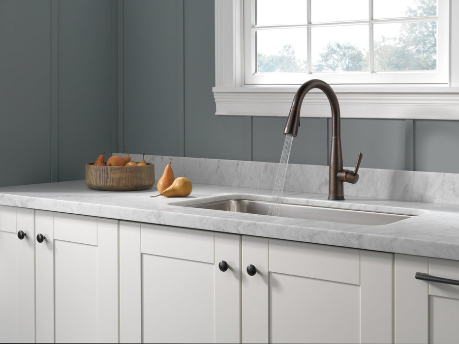 Delta Essa 9113TV VoiceIQ Single Handle Pull-Down Faucet with TouchTouch 2O Technology, venetian bronze - view 5