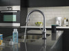 Delta Trinsic 9159TV VoiceIQ Single-Handle Pull-Down Kitchen Faucet with TouchTouch 2O Technology, arctic stainless - view 3