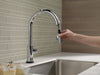 Delta Trinsic 9159TV VoiceIQ Single-Handle Pull-Down Kitchen Faucet with TouchTouch 2O Technology, chrome - view 2