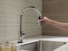 Delta Trinsic 9159TV VoiceIQ Single-Handle Pull-Down Kitchen Faucet with TouchTouch 2O Technology, chrome - view 3