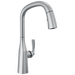 Delta Stryke 9176 Single Handle Pull-Down Kitchen Faucet, lumicoat arctic stainless