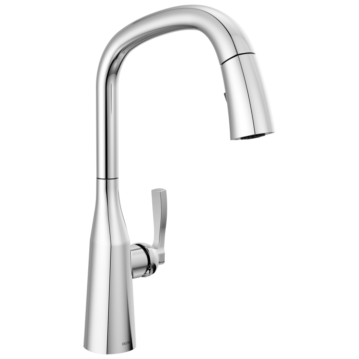Delta Stryke 9176 Single Handle Pull-Down Kitchen Faucet, lumicoat chrome