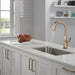 Delta Stryke 9176T Single Handle Pull-Down Kitchen Faucet with TouchTouch 2O Technology, lumicoat champagne bronze - view 4