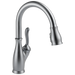 Delta Leland 9178 Single Handle Pull-Down Kitchen Faucet with ShieldSpray Technology, arctic stainless