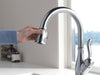 Delta Leland 9178 Single Handle Pull-Down Kitchen Faucet with ShieldSpray Technology, arctic stainless - view 5