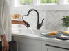 Delta Leland 9178 Single Handle Pull-Down Kitchen Faucet with ShieldSpray Technology, matte black - view 4