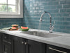 Delta Leland 9178T Single Handle Pull-Down Kitchen Faucet with TouchTouch 2O and ShieldSpray Technologies, chrome - view 4