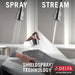 Delta Leland: VoiceIQ Single Handle Pull-Down Faucet with Touch2O Technology, spotshield stainless - view 3