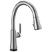 Delta Coranto 9179T Single Handle Pull-Down Kitchen Faucet with TouchTouch 2O Technology, arctic stainless