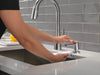 Delta Monrovia 9191 Single Handle Pull-Down Kitchen Faucet, lumicoat arctic stainless - view 3