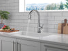 Delta Monrovia: Single Handle Pull-Down Kitchen Faucet With Touch2O Technology, lumicoat arctic stainless - view 4