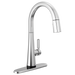 Delta Monrovia: Single Handle Pull-Down Kitchen Faucet With Touch2O Technology, lumicoat chrome - view 2