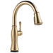 Delta Cassidy™: Single Handle Pull-Down Kitchen Faucet with Touch<sub>2</sub>O and ShieldSpray Technologies, lumicoat...
