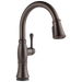 Delta Cassidy™: Single Handle Pull-Down Kitchen Faucet with Touch<sub>2</sub>O and ShieldSpray Technologies, venetian bronze