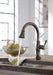 Delta Cassidy™: Single Handle Pull-Down Kitchen Faucet with Touch<sub>2</sub>O and ShieldSpray Technologies, venetian...