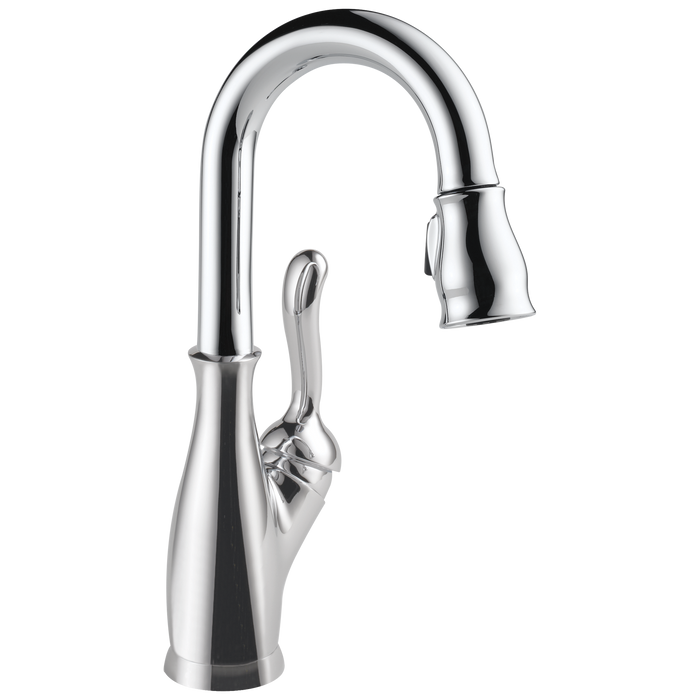 Delta Leland 9678 Single Handle Pull-Down Bar / Prep Faucet, chrome